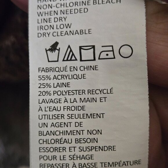 Prana Autumn Rein Sweater Ombre Wool Blend Oversized Turtleneck Tunic Size XS - Picture 9 of 9